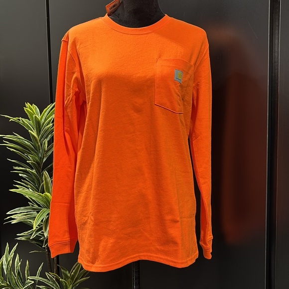 Carhartt Loose Fit Heavyweight, chest pocket, patch logo,rib knit cuff,,crewneck - Picture 1 of 9